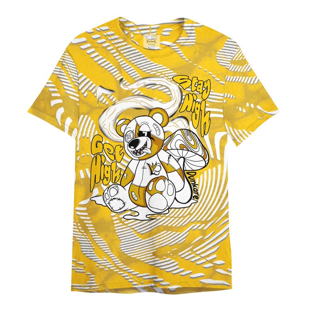 Shirt To Match Vivid Sulfur 4s - Get High Bear Fume Shirt Unisex