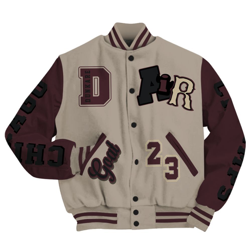 Varsity Jacket To Match AMM Retro Phantom 4s - AIR Number 23 GOAT All Over Print