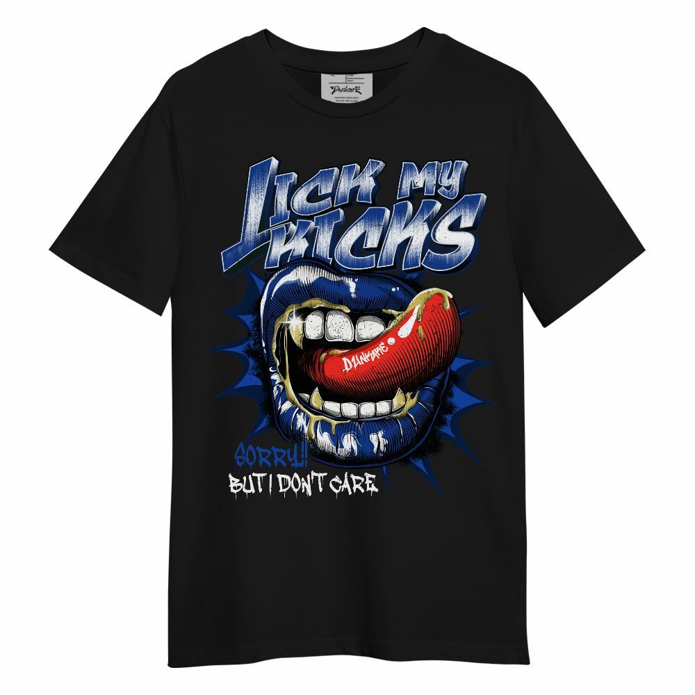 Shirt To Match Air Foamposite One Royal - Lick My Kicks Lips Unisex Shirt