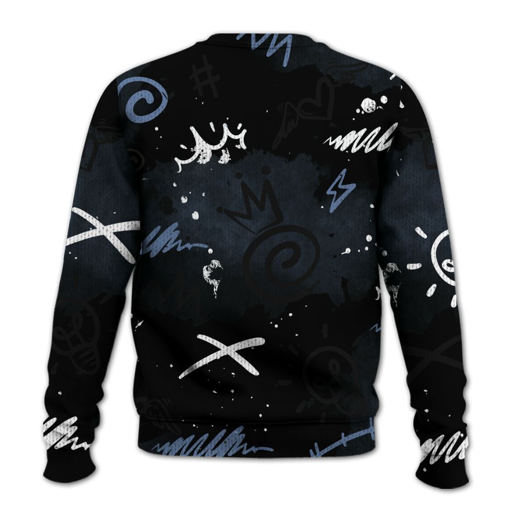 Knitted Sweater To Match Mid Space Jam 1s - Drip Been Di2ferent