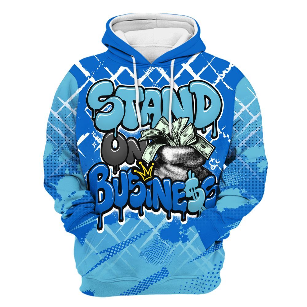 Hoodie To Match Dunk Low Argon - Halftone Stand Business Dripping All Over Print