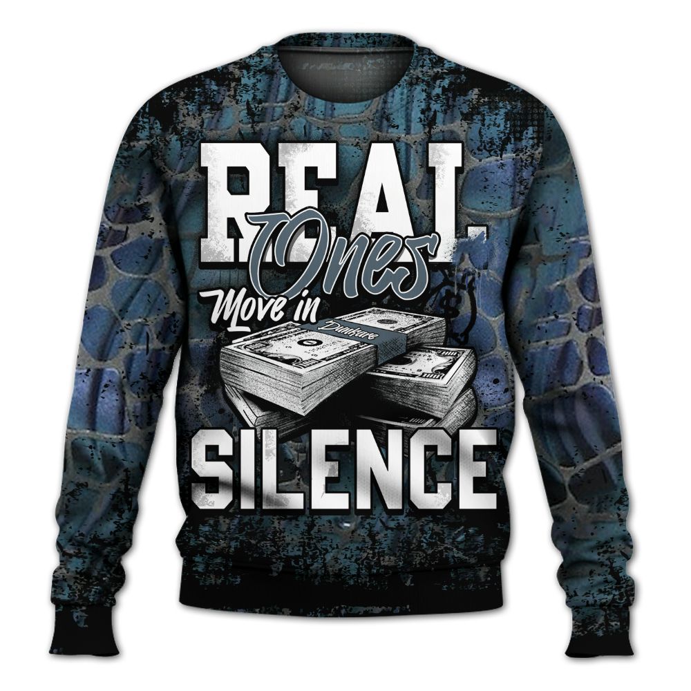 Sweatshirt To Match Air Foamposite Kazuya Mishima - Move In Silence Money Street Retro All Over Print