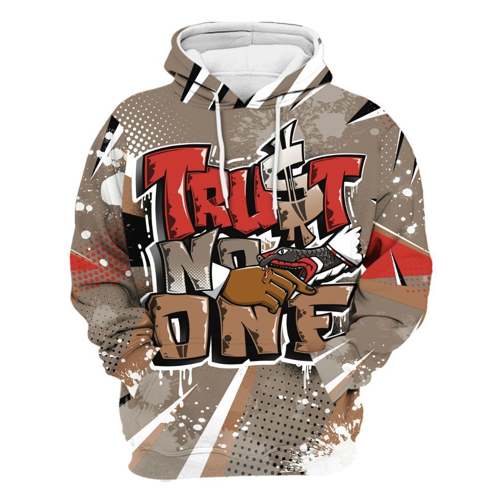 Hoodie To Match Air Max Rocky Distressed - Poly Trust No One Dripping All Over Print