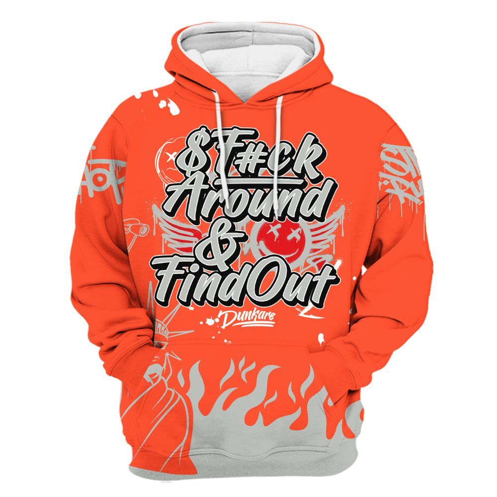 Hoodie To Match Air Max 1 86 Cosmic Clay - Graphic Fck Around Find Out All Over Print