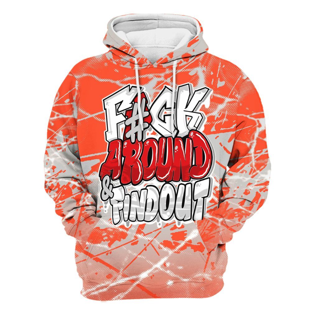 Hoodie To Match Air Max 1 86 Cosmic Clay - F Around Find Out Graphic Profound All Over Print