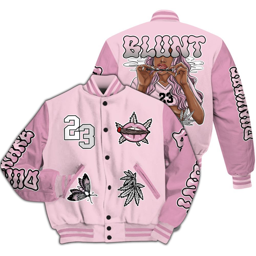 Varsity Jacket To Match Orchid 4s - Bluntz Unique All Over Print