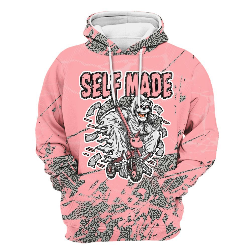 Hoodie To Match Retro Wings 3s - Self Make Skeleton Profound All Over Print