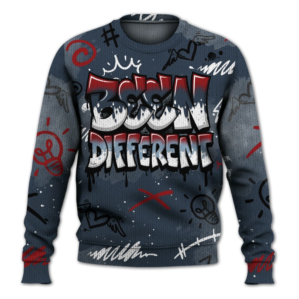 Knitted Sweater To Match Retro Olympic 6s - Drip Been Di2ferent