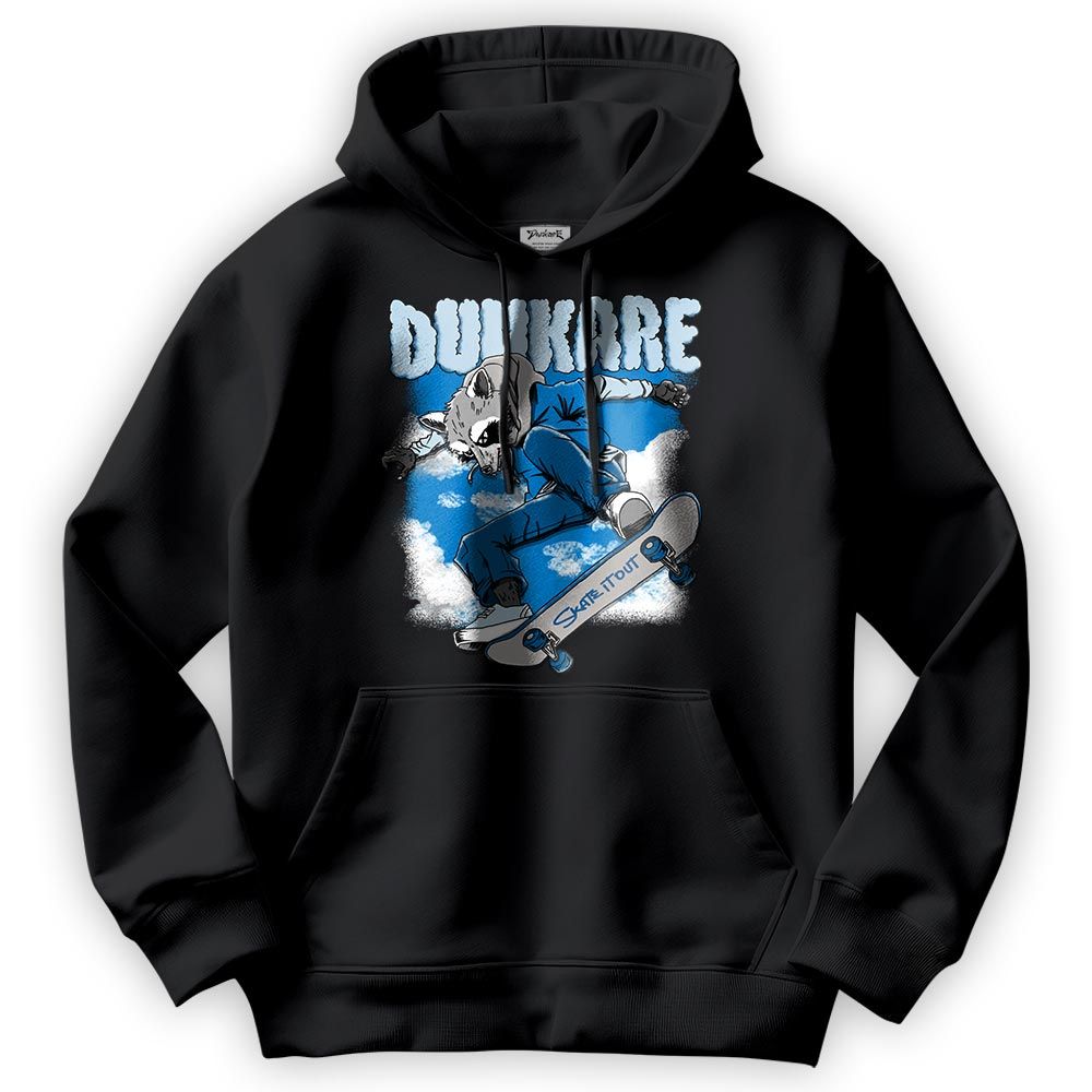 Sweatshirt To Match Industrial Blue 4s Hoodie - Skateboard Raccoon Hoodie Unisex
