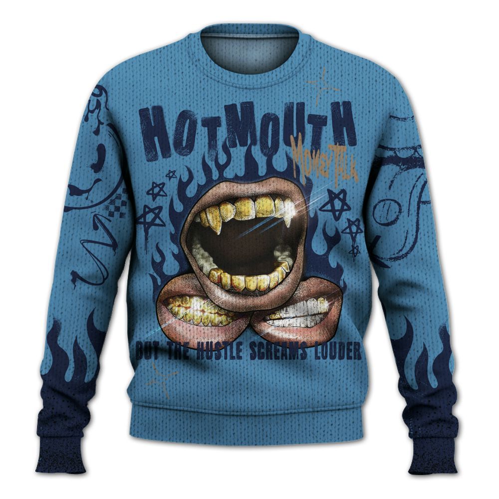 Knitted Sweater To Match Air Force 1 Stash - Mouth Burning Street Style