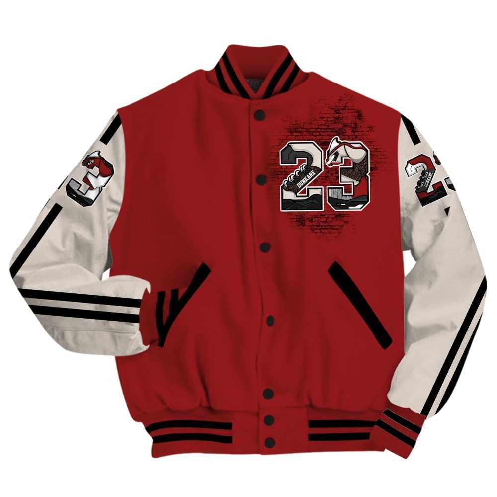 Varsity Jacket To Match World’s Best Dad 3s - Custom Name Number 23 5s All Over Print