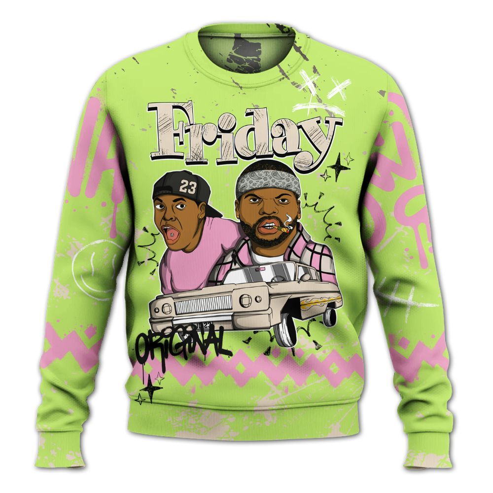 Sweatshirt To Match Jack Black Night Silver - Friday Sneaker Crayon All Over Print