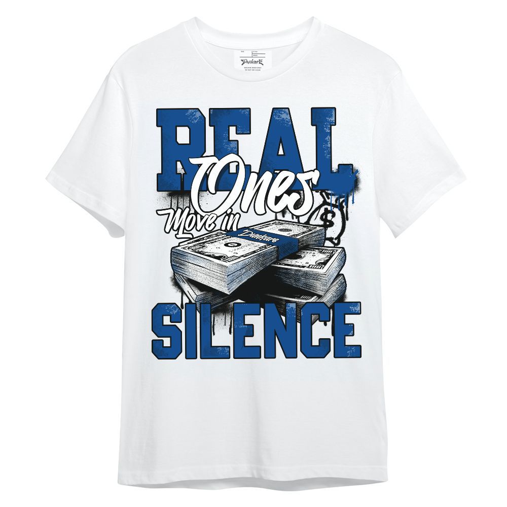 Shirt To Match Low 85 Royal 1s - Move In Silence Money Unisex Shirt