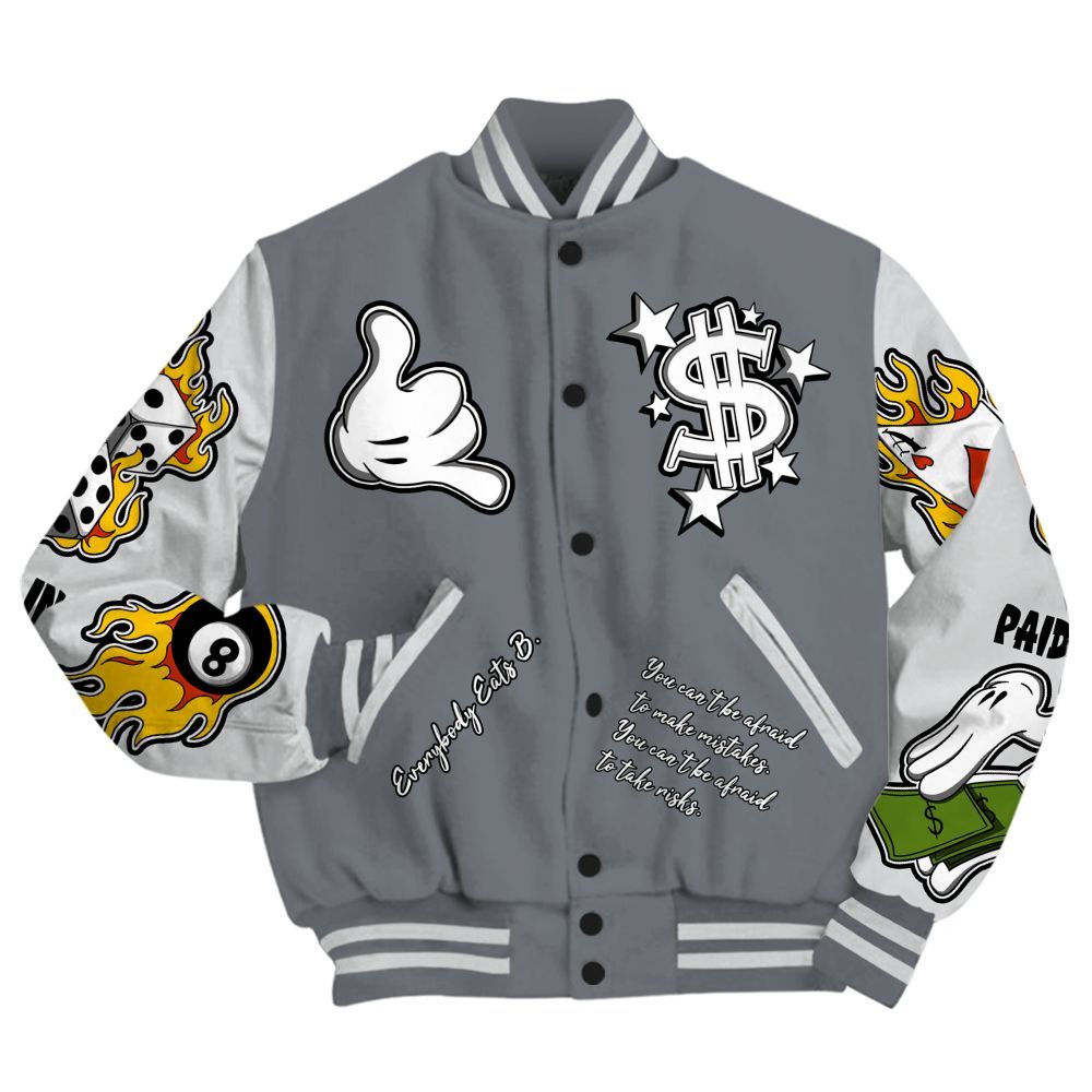 Varsity Jacket To Match Air Max DN Silver Bullet - Everybody Paid In Full Graphic All Over Print