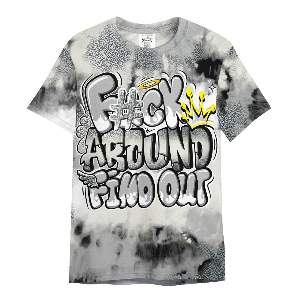Shirt To Match Cement Grey Silver 3s - FK Around Find Out All Over Print