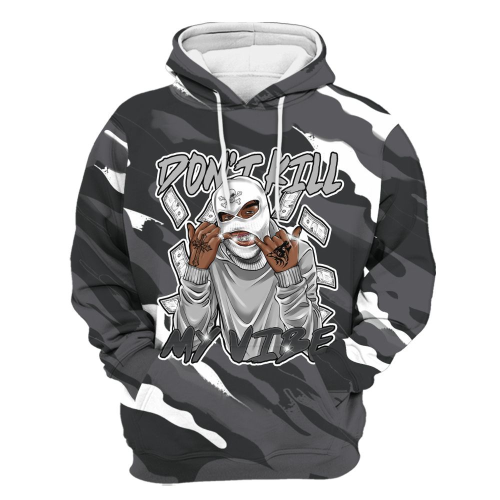 Hoodie To Match White Thunder 4s - Vibe.Unique Colored All Over Print