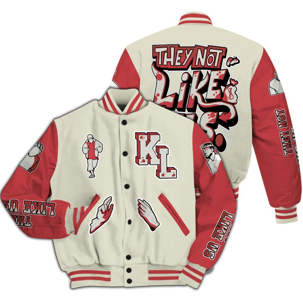 Varsity Jacket To Match Valentine's Day 2026 4s - Dislike Us Graphic All Over Print