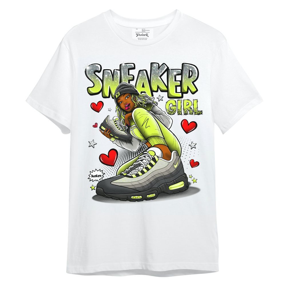 Shirt To Match 95 OG Big Bubble Neon 2026 - Sneaker Girl With Shoes Graphic