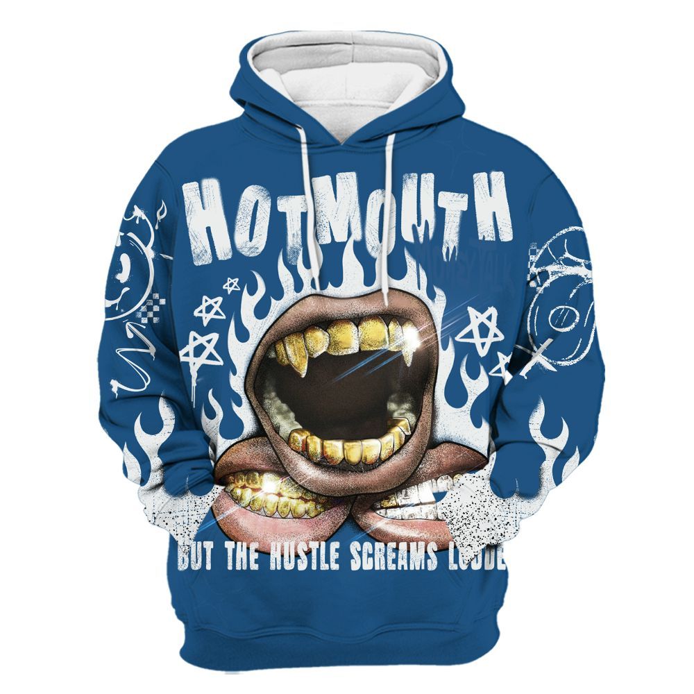 Hoodie To Match Wizards 3s - Mouth Burning Street Style All Over Print
