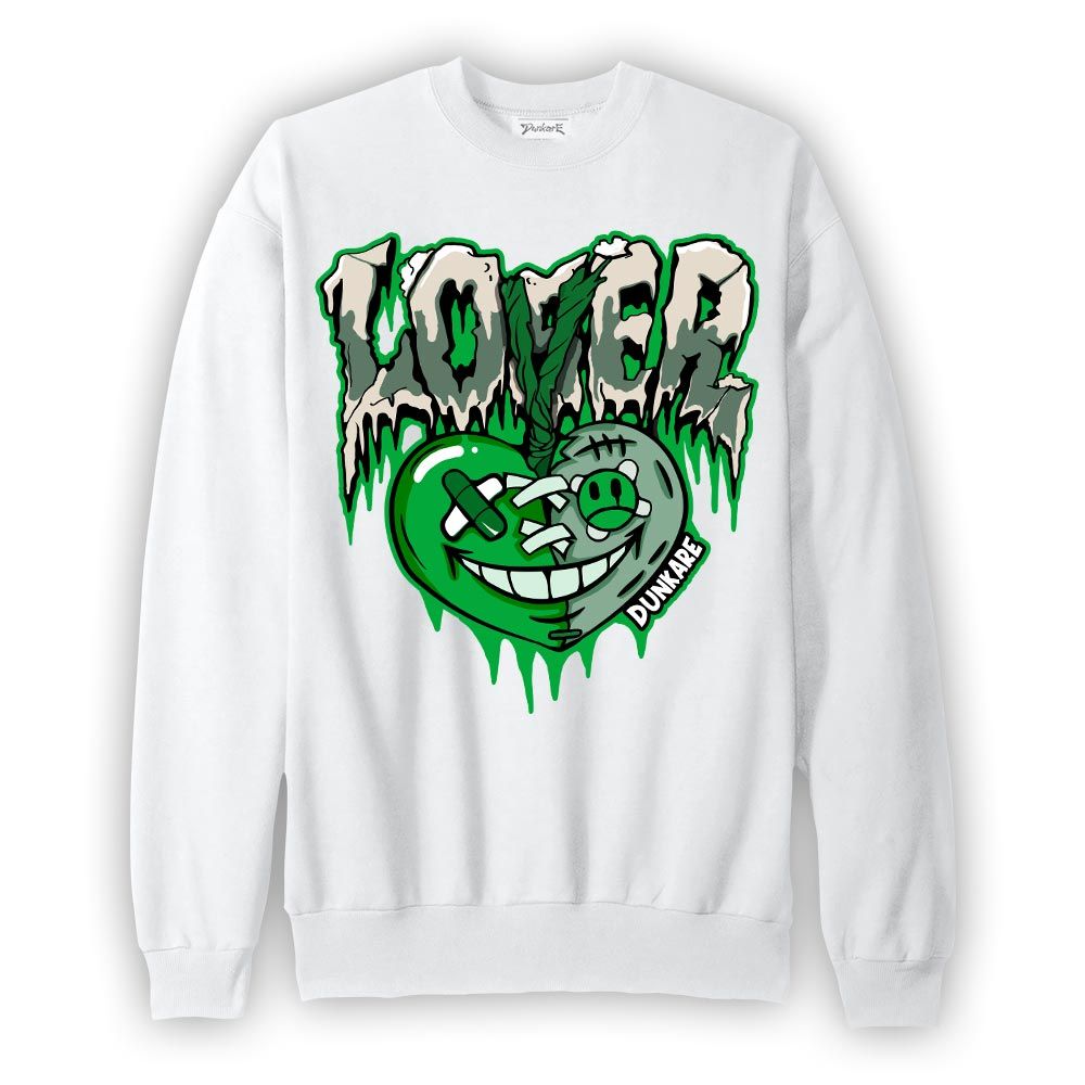 Sweatshirt To match Lucky Green 5s Sweatshirt - LOVER LOSER Graphic 2904 PAT