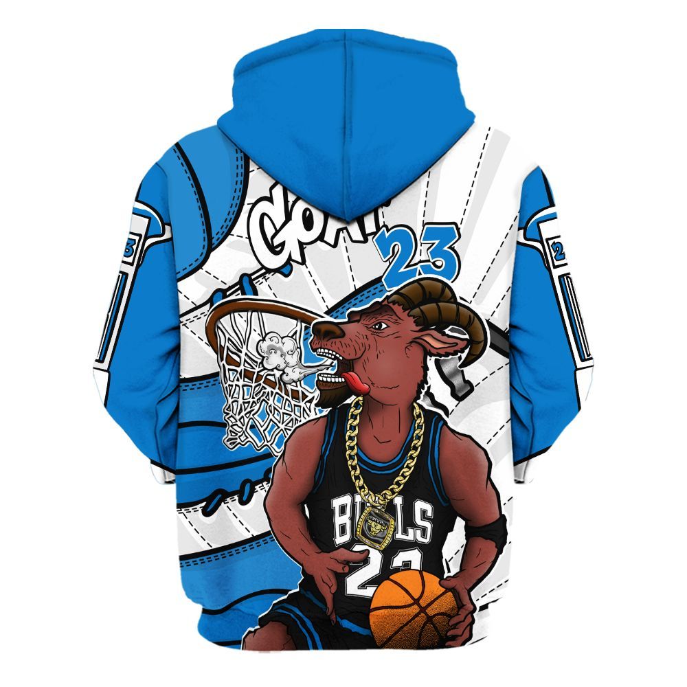 Hoodie To Match Blueberry 12s - Number 23 Style 12s All Over Print