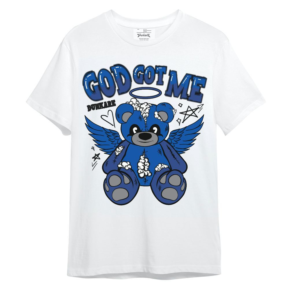 Shirt To Match Racer Blue 5s - Gods Guides Me Bear Unisex Shirt