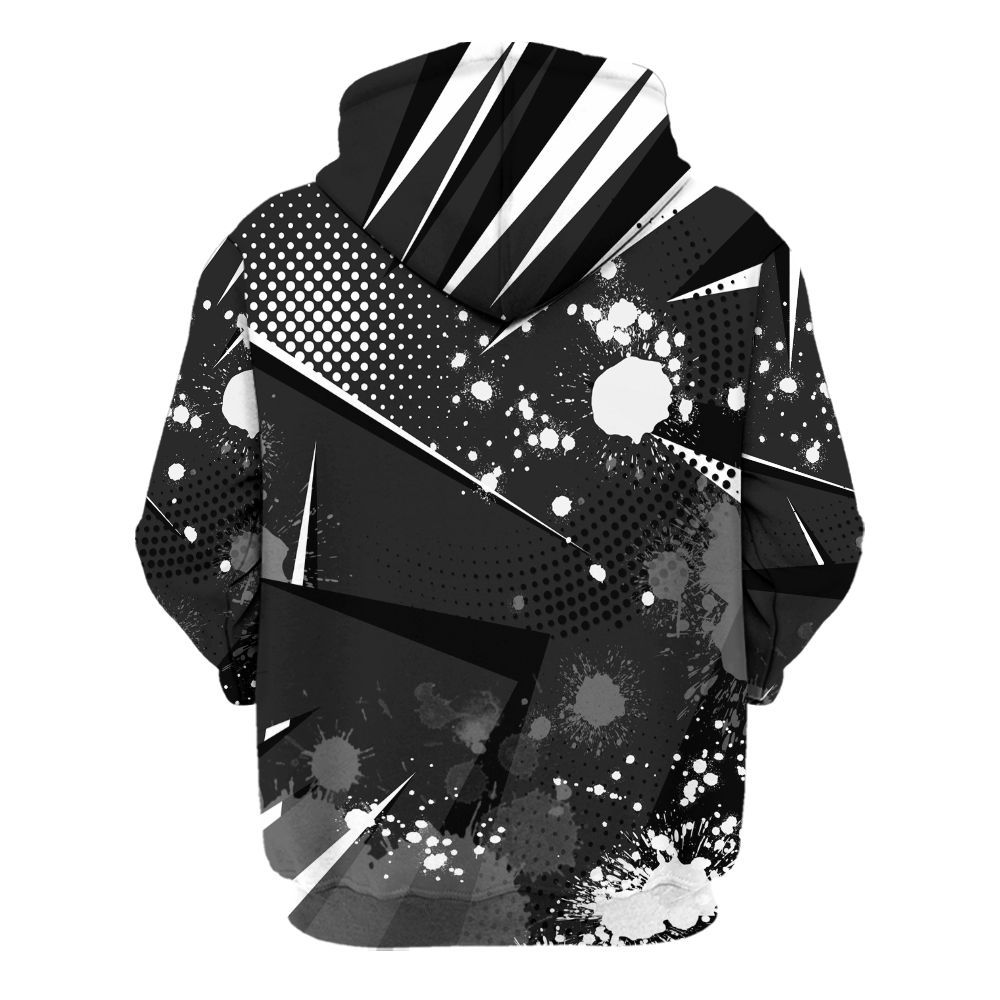 Hoodie To Match Black Cat NET 4s - Poly Trust No One Dripping All Over Print