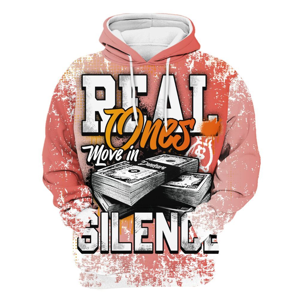 Hoodie To Match Dunk High Candy Corn - Move In Silence Money Street Retro All Over Print