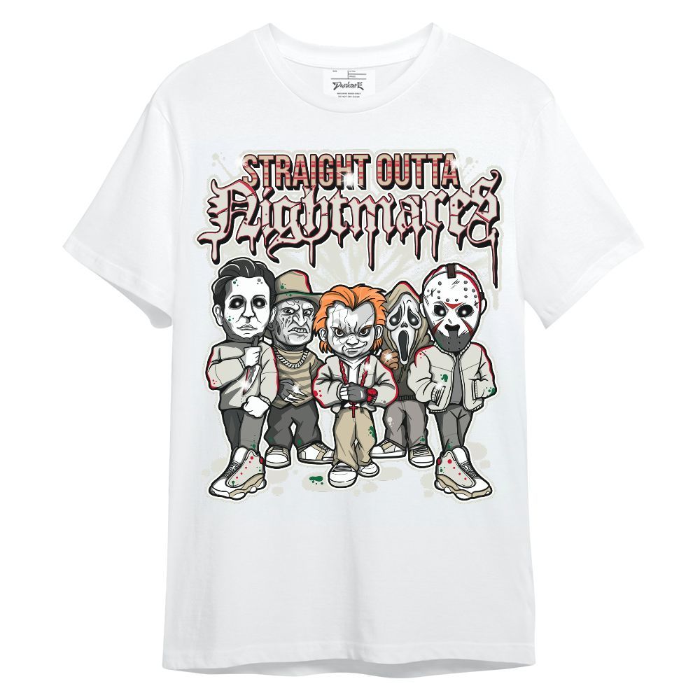 Shirt To Match El Grito 5s - Halloween Straight Outta Nighmares Graphic Unisex Shirt