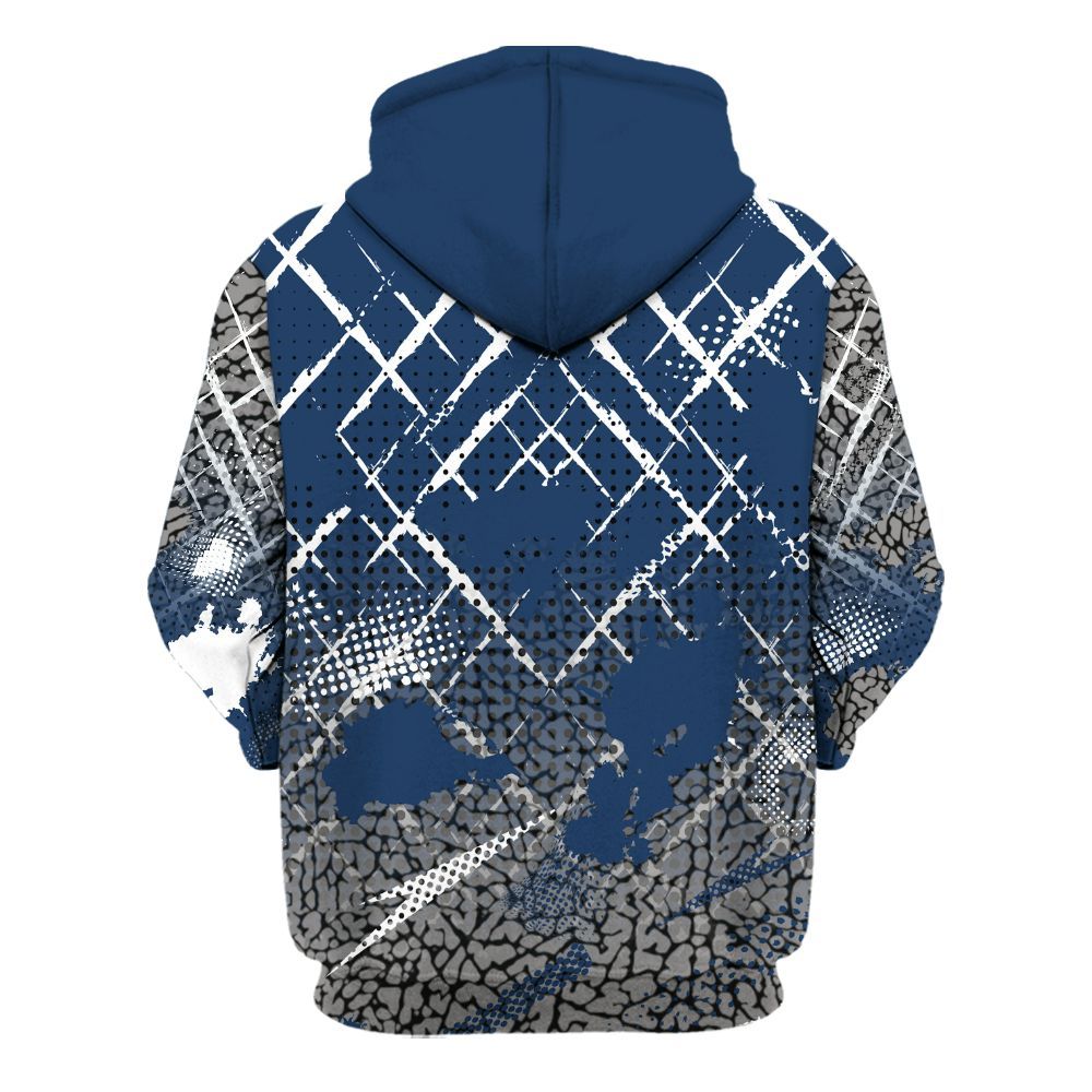 Hoodie To Match SP Sport Royal 3s - Halftone Stand Business Dripping All Over Print