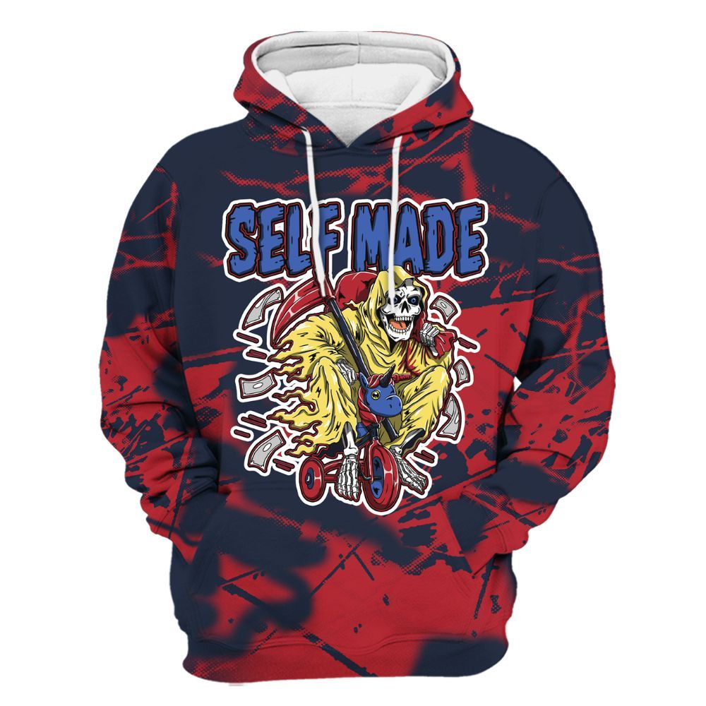 Hoodie To Match Dunk Low COJP What The 2024 - Self Make Skeleton Profound All Over Print