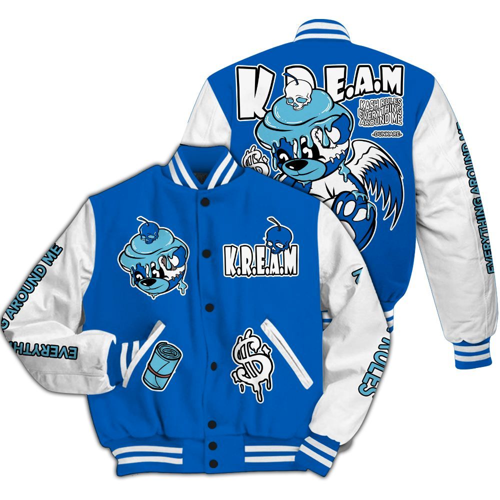 Varsity Jacket To Match Dunk Low Argon - Loot Bear All Over Print