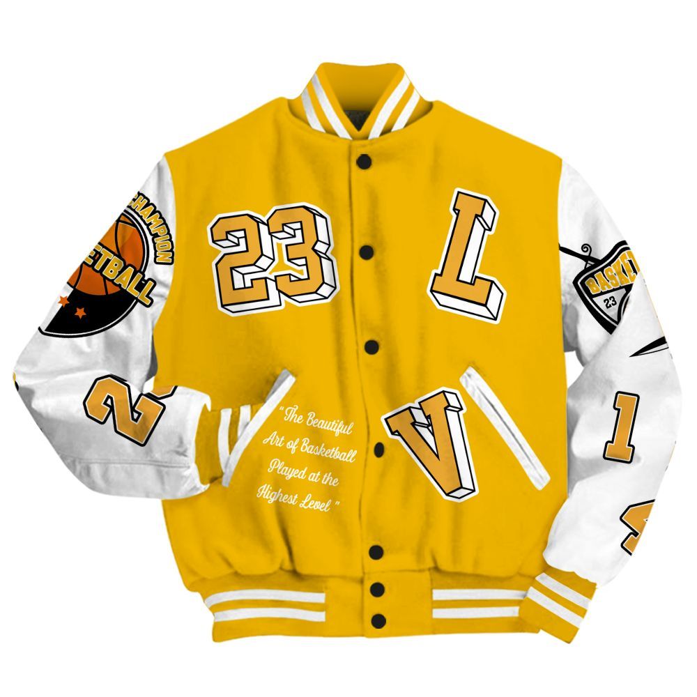 Varsity Jacket To Match Del Sol 13s - The GOAT Got Em Streetwear All Over Print