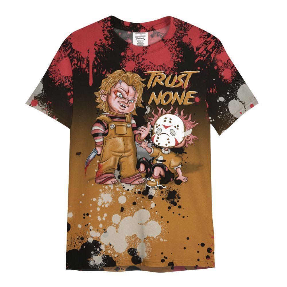 Shirt To Match Air Max Plus Sunset Swarovski - Trust No One Scary All Over Print