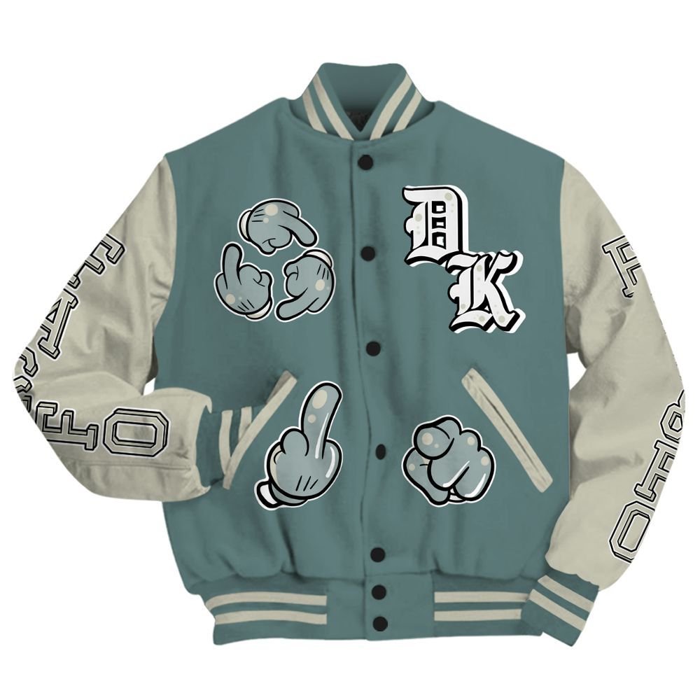 Varsity Jacket To Match AMM Low 17s - F Around Find Out Graphic All Over Print