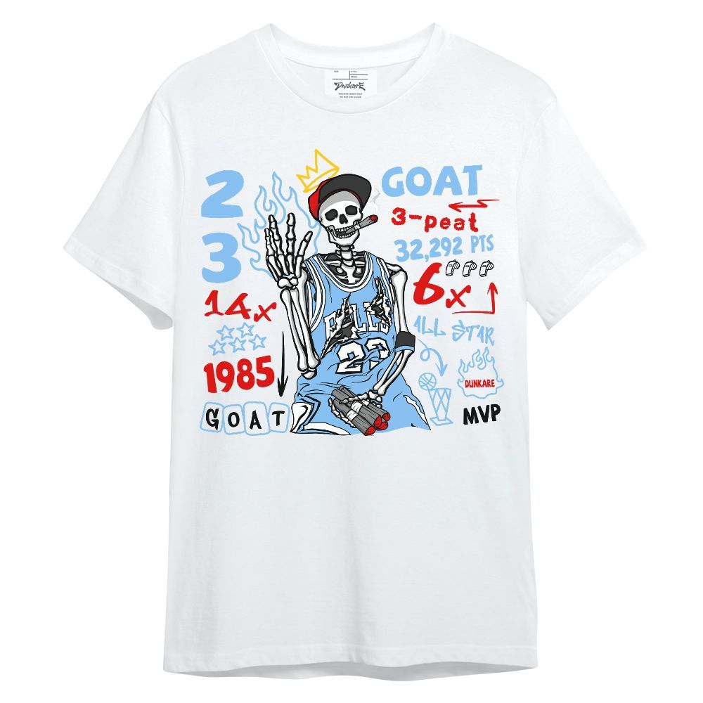 Shirt To Match University Blue 5s - Number 23 G.0.A.T Streetwear Unisex Shirt