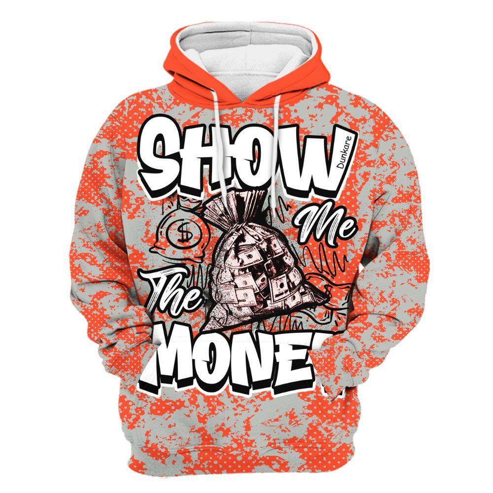 Hoodie To Match Air Max 1 86 Cosmic Clay - Show Me The Money Retro All Over Print