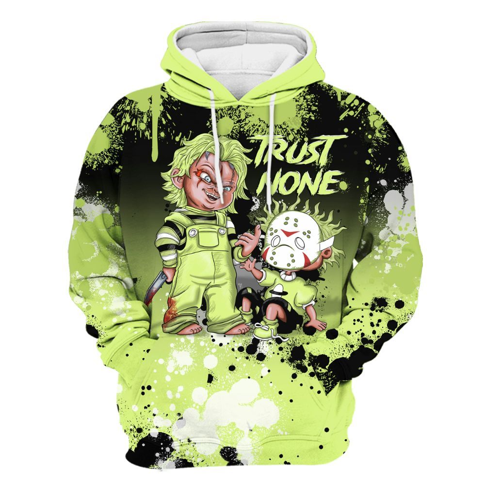 Hoodie To Match Air Max SNDR Volt - Trust No One Scary All Over Print