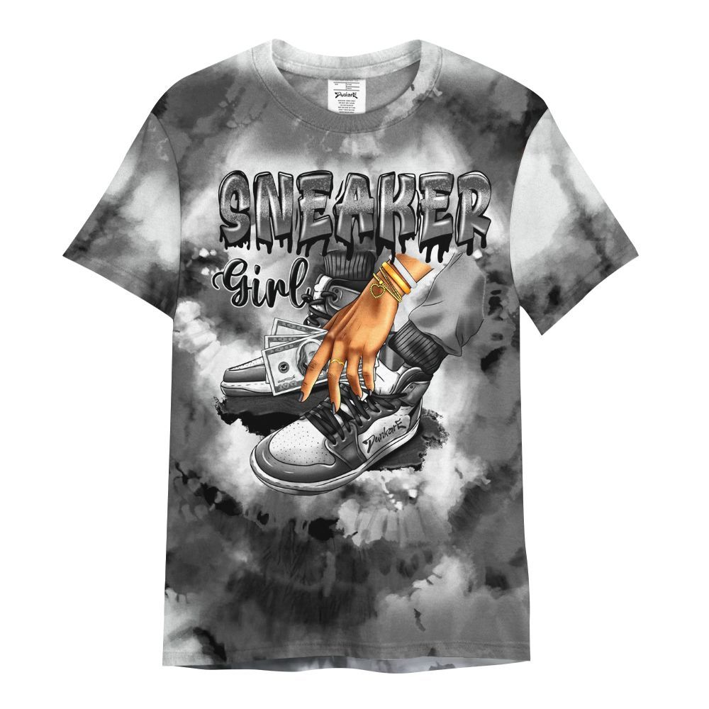 Shirt To Match Retro Stealth 12s - SNEAKER Girl Money Drip Tie Dye All Over Print