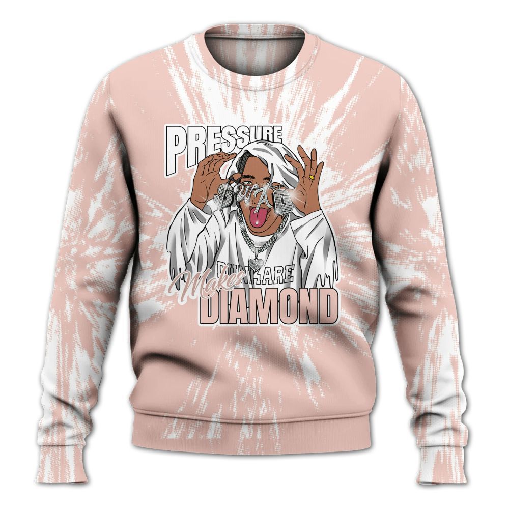 Sweatshirt To Match Low Legend Pink 11s - Pressures Makes Sweatshirt To Match Lux All Over Print