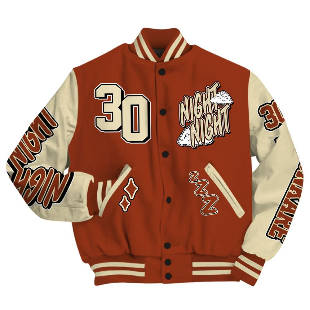 Varsity Jacket To Match Retro Eastside Golf 12s - Seeya Skeleton All Over Print