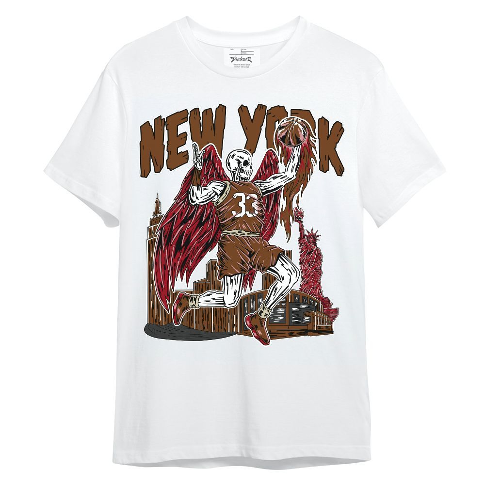 Shirt To Match Archaeo Brown 5s - Ewing Era Skeleton Unisex Shirt