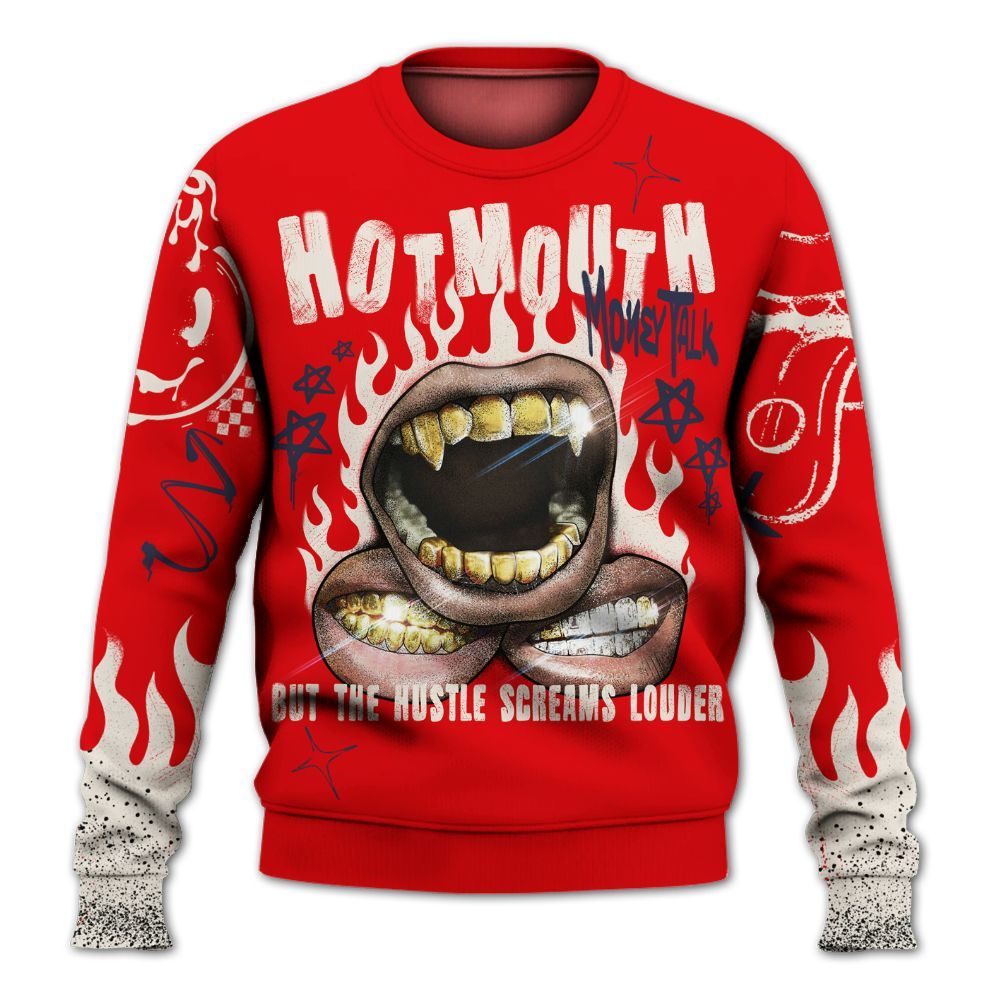 Sweatshirt To Match Low OG Howard University 1s - Mouth Burning Street Style All Over Print
