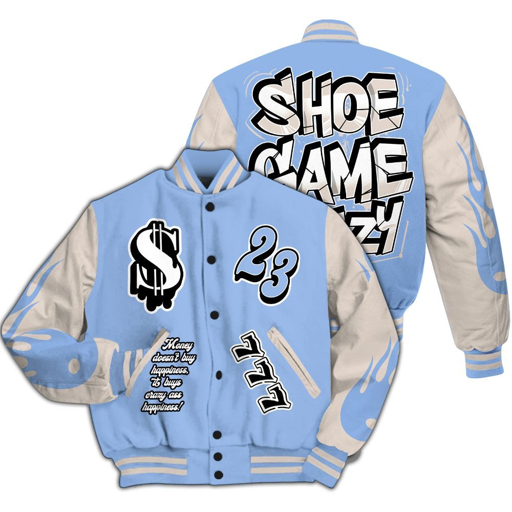 Varsity Jacket To Match Air Max 1 Royal Pulse - Shoe Game Crazy Graphic All Over Print