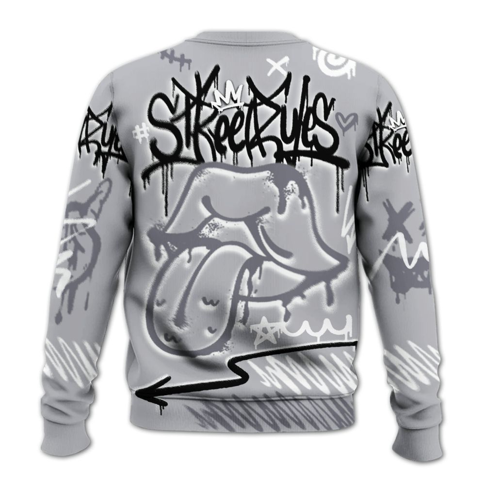 Sweatshirt To Match Low Cement Grey 11s - Break Rules Streetwear All Over Print