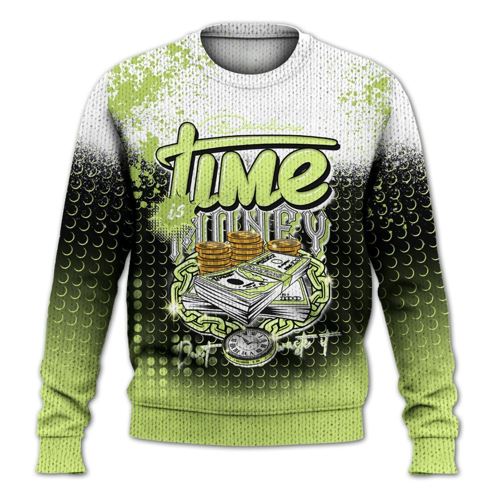Knitted Sweater To Match Air Max SNDR Volt - Halftone Time Is Money