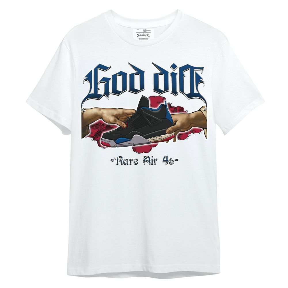 Shirt To Match Rare Air 4s - God Did Sneaker Graphic