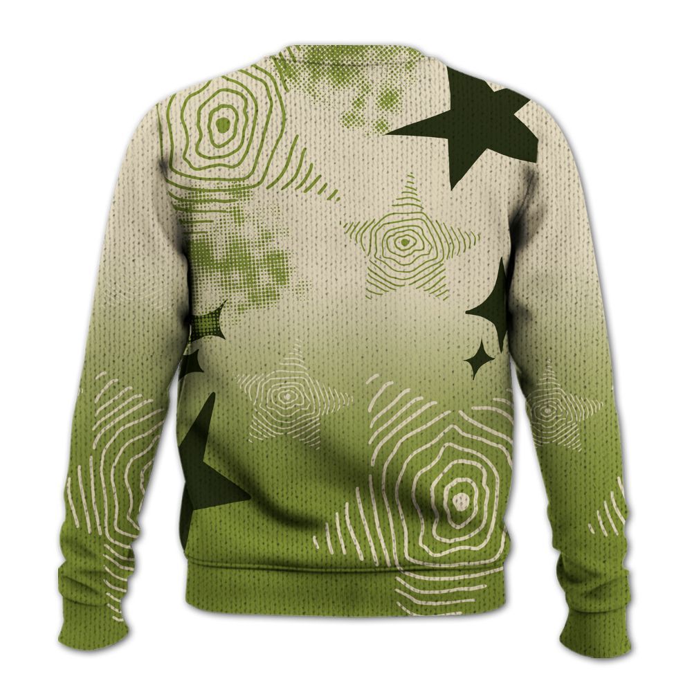 Knitted Sweater To Match SB Dunk Low Asparagus - Sneakerz Girlz Unique Starz