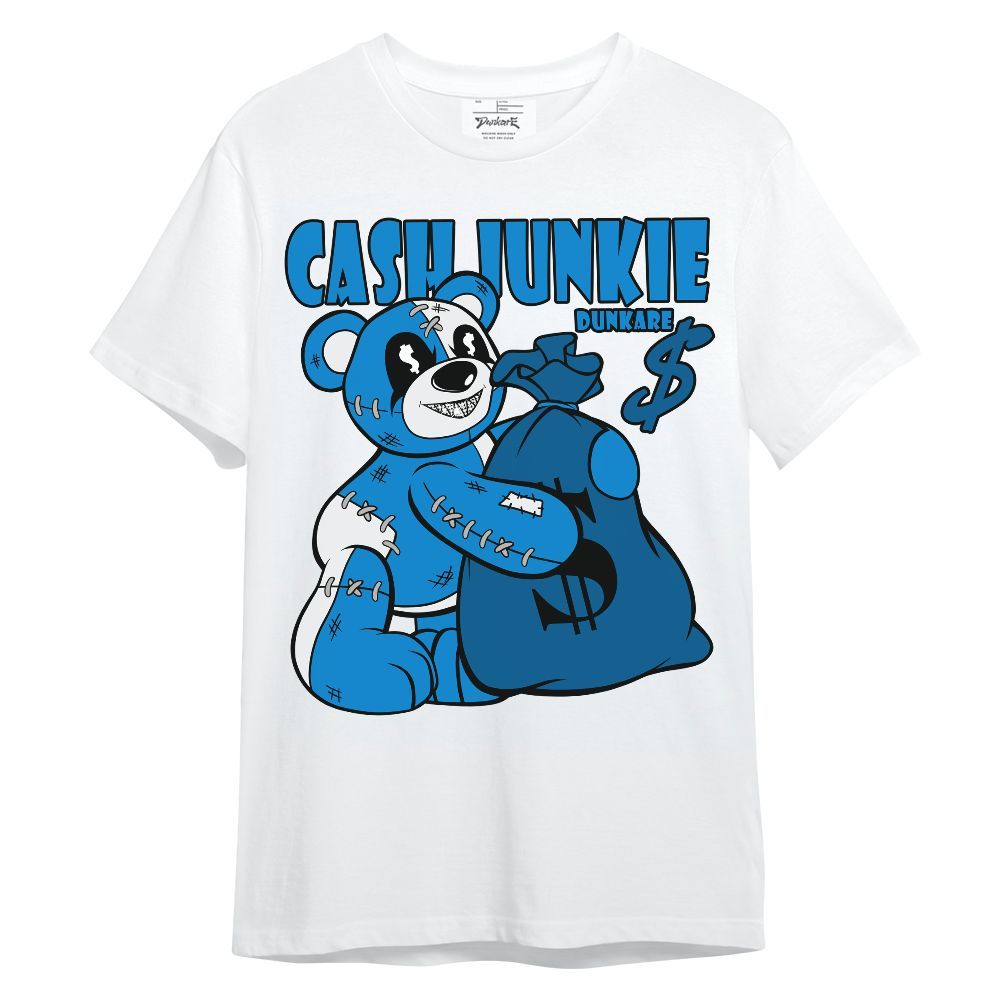 Shirt To Match Industrial Blue 4s - Cashs Junkie Bear Unisex Shirt