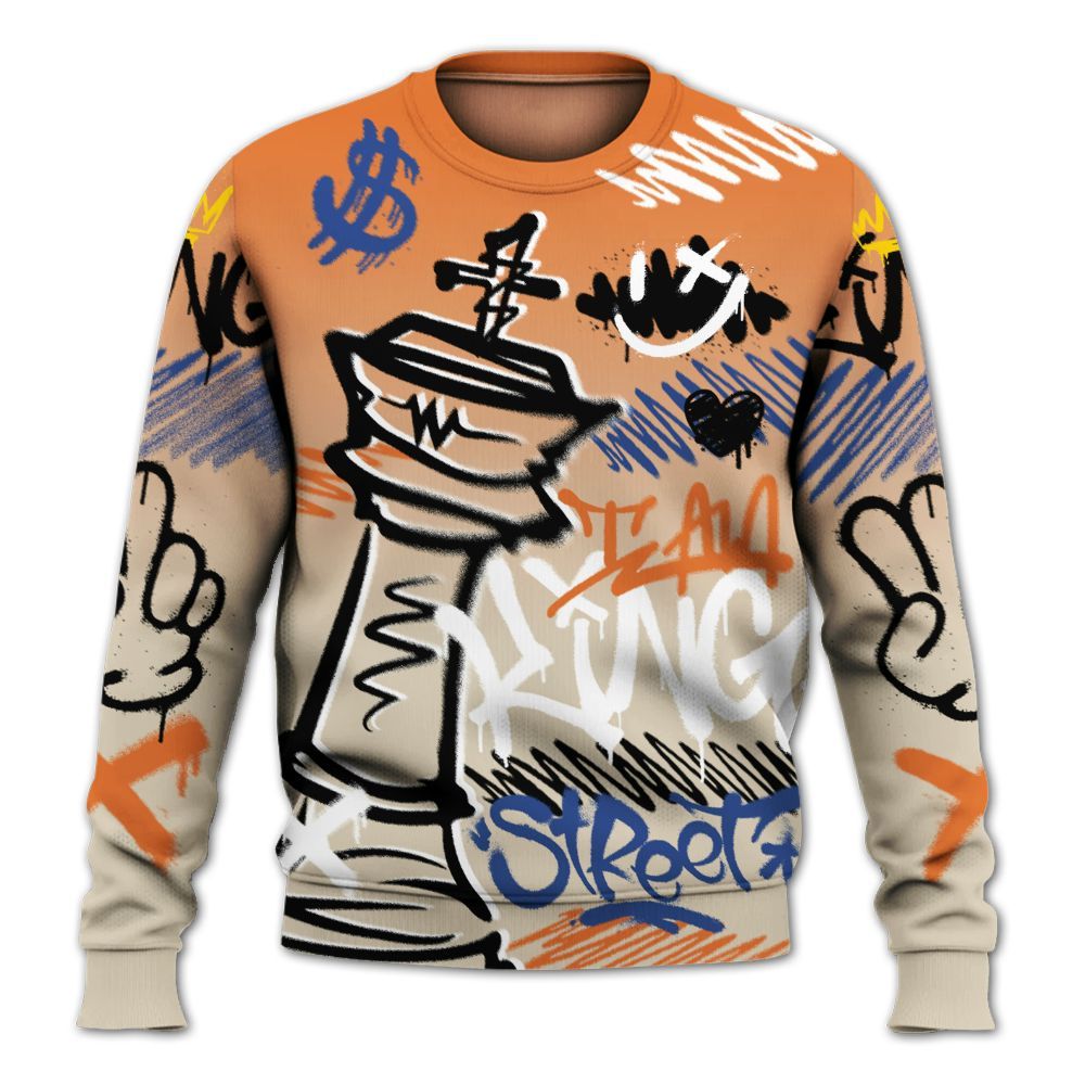 Sweatshirt To Match Air Max 90 Rattan Birch - Street King Chess Streetwear All Over Print